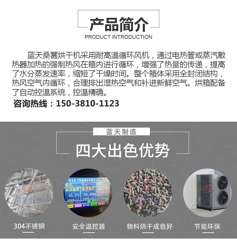 桑葚烘干機(jī)產(chǎn)品簡(jiǎn)介